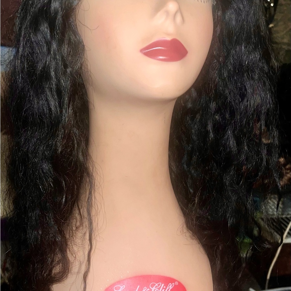 32in-34in Stretched Malaysian loose wave wig 100% Unprocessed Human Hair